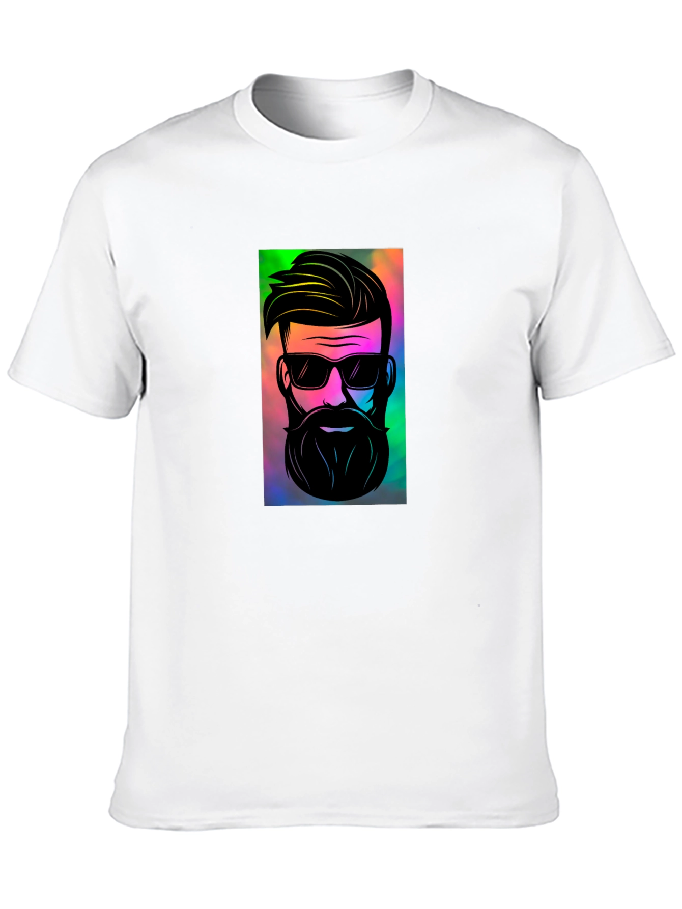 Cool Graphic Print Black T-Shirt