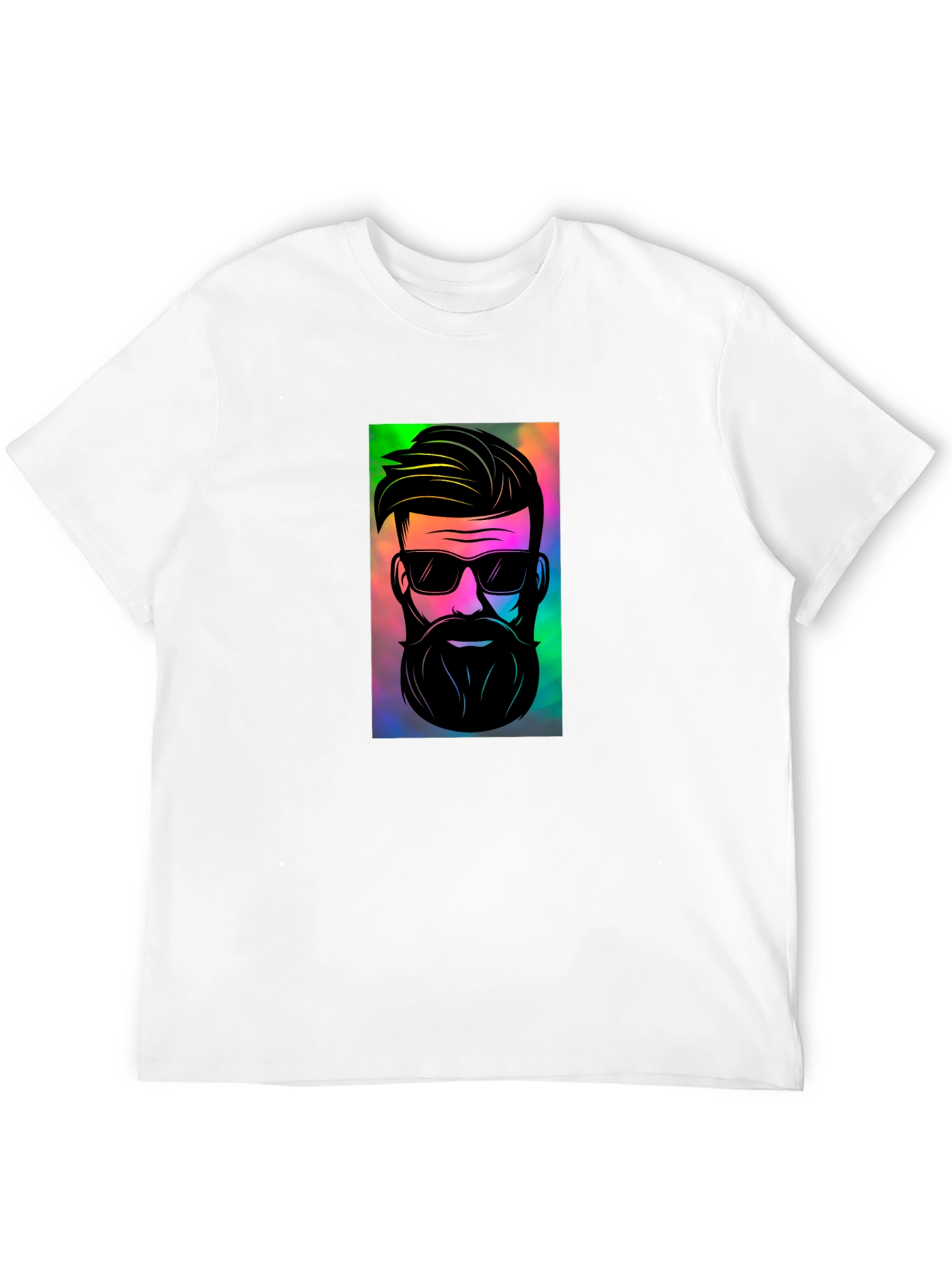 Cool Graphic Print Black T-Shirt