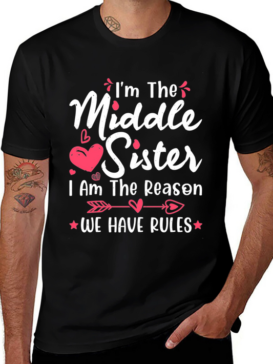 Middle Sister Rules T-Shirt