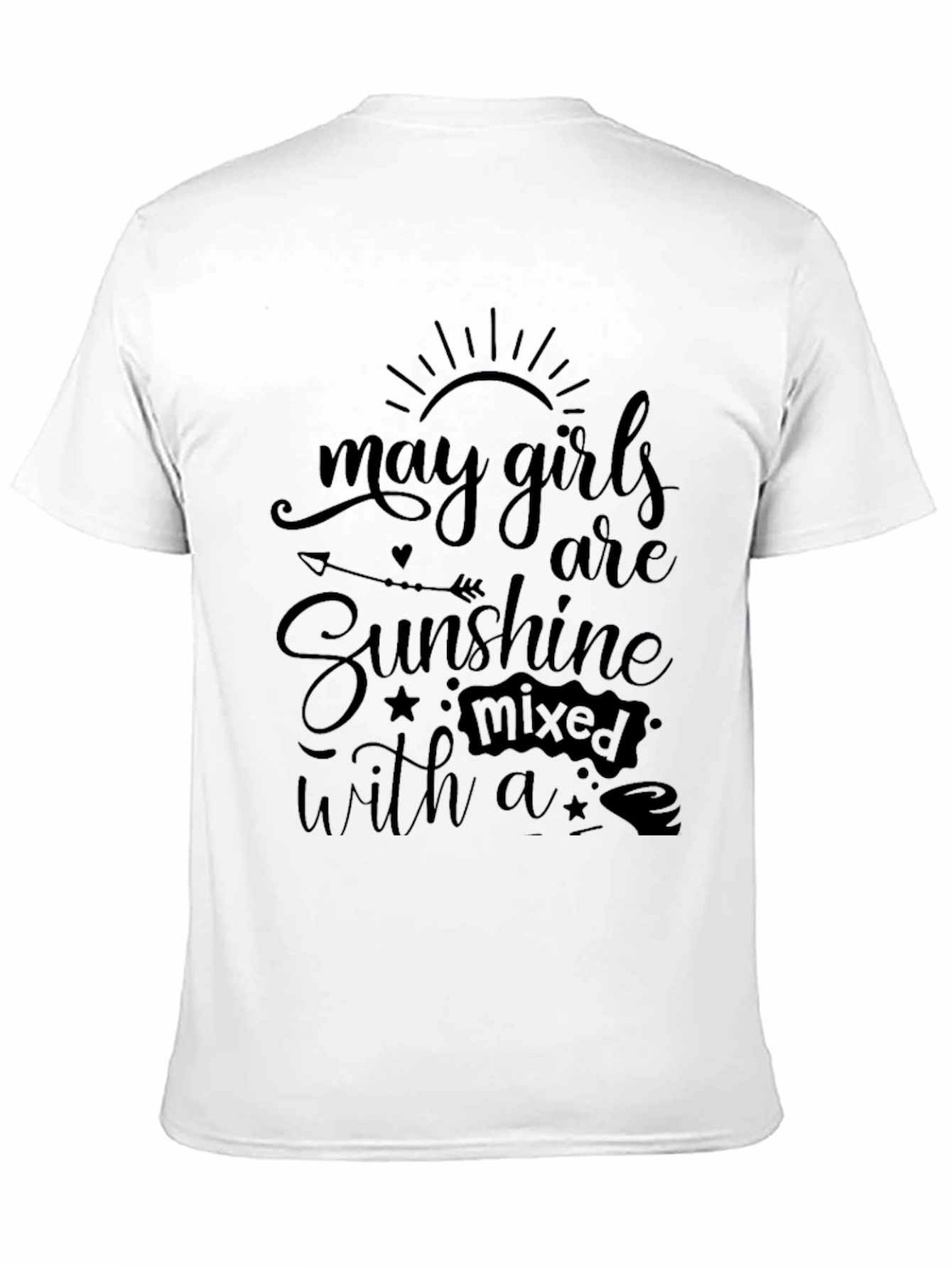 May Girls Are Sunshine Mixed T-Shirt