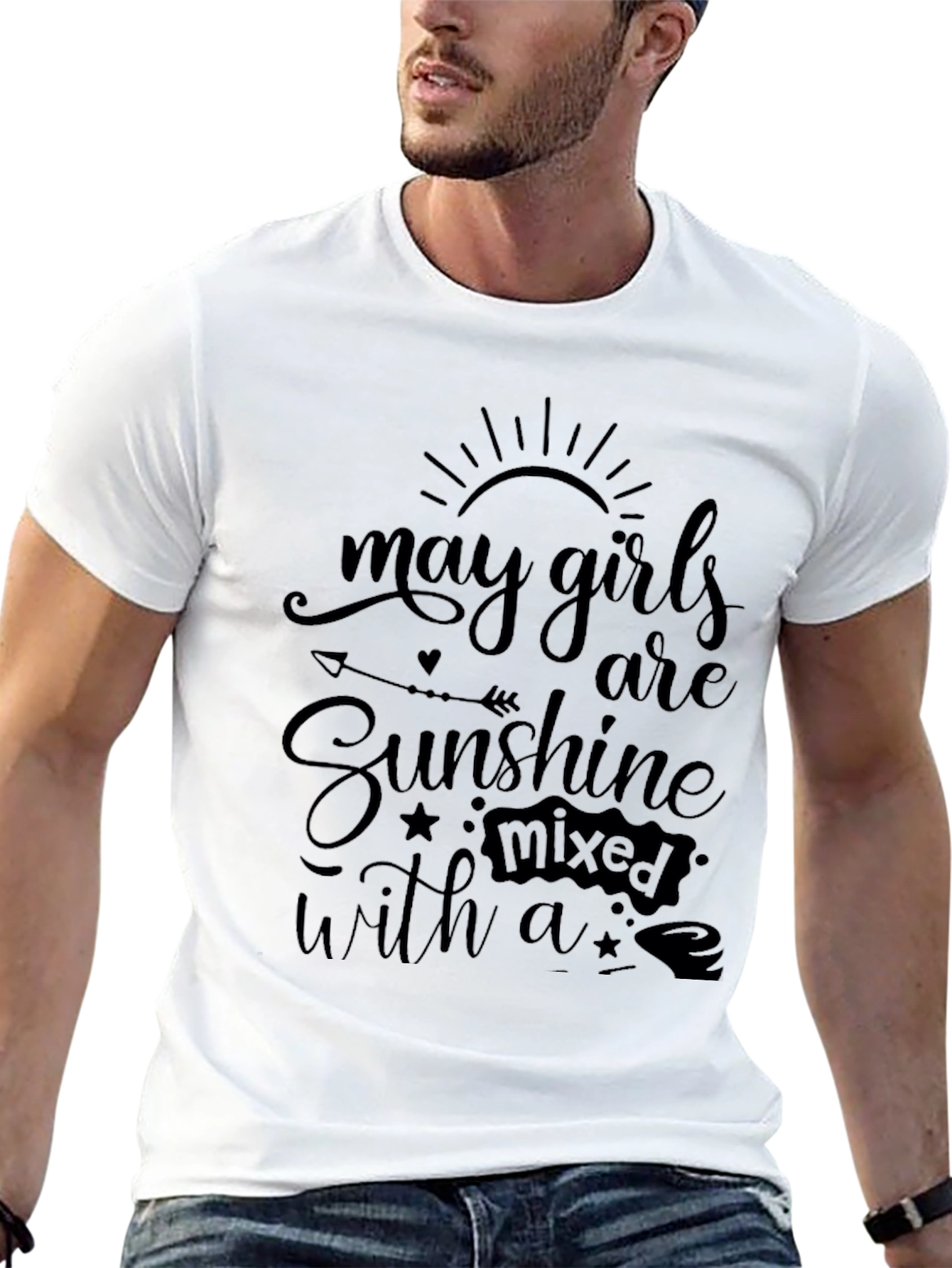 May Girls Are Sunshine Mixed T-Shirt