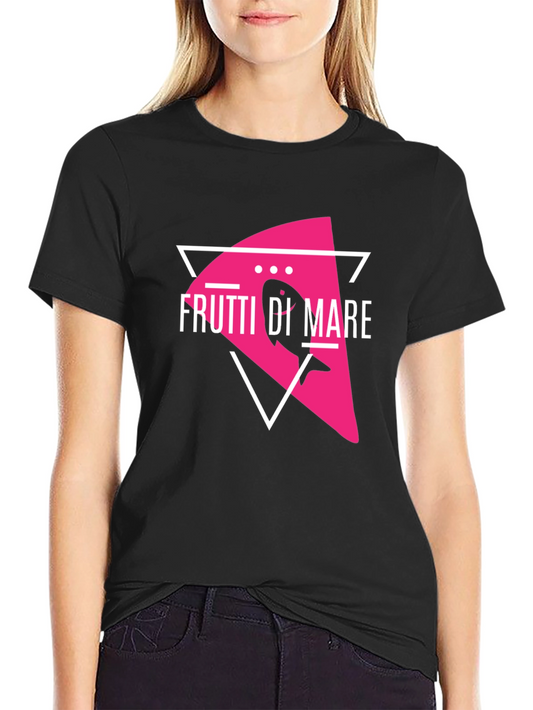 Frutti di Mare Black T-Shirt - Sea Food Design