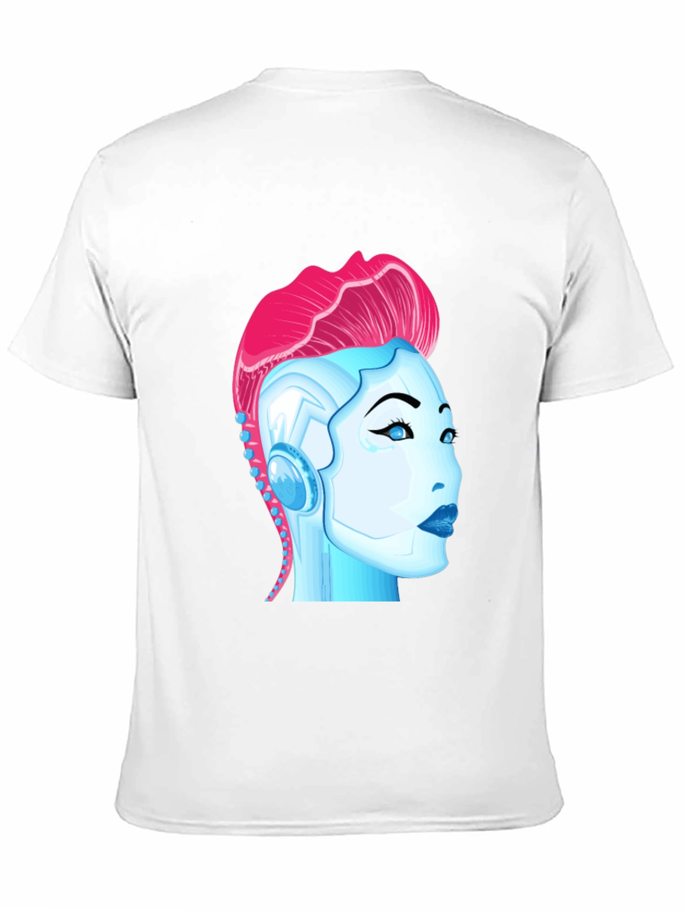 Cyberpunk Robot Girl Graphic T-Shirt