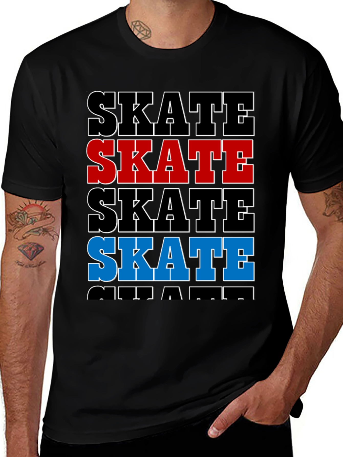 Skate Graphic T-Shirt - Bold Style Casual Wear