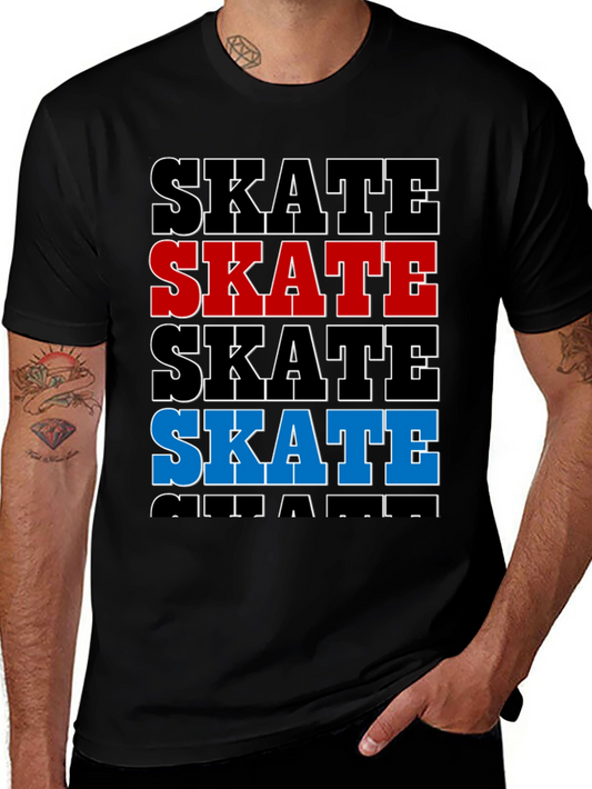 Skate Graphic T-Shirt - Bold Style Casual Wear