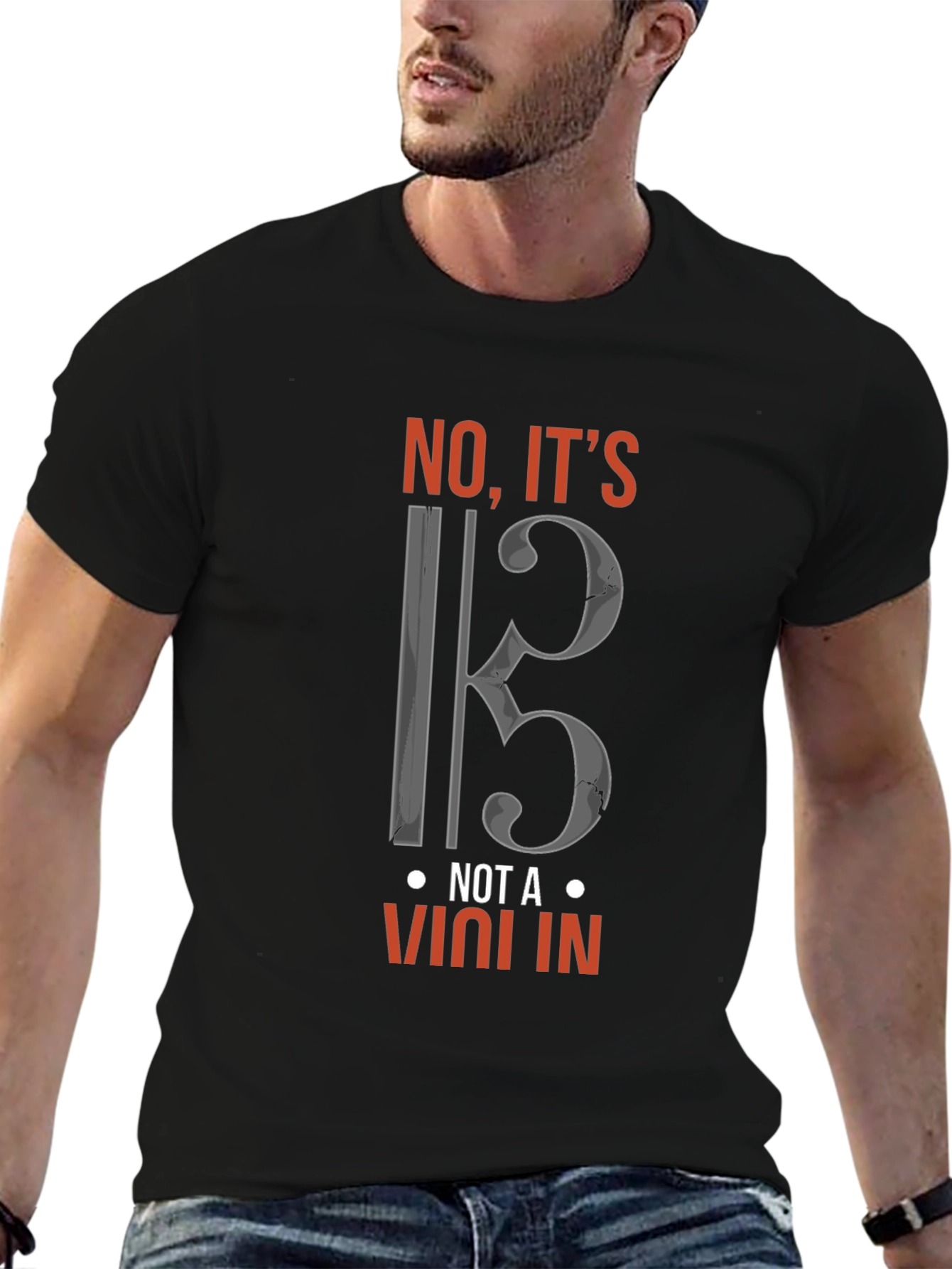 Viola Clef T-Shirt - Music Lovers Tee