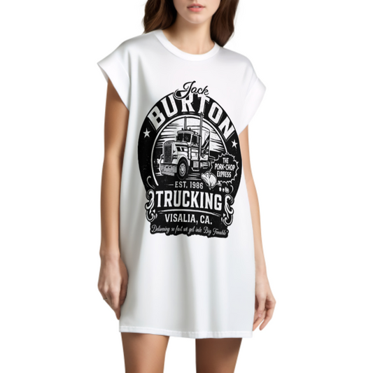 Jack Burton Trucking Vintage Semi Truck T-Shirt | Classic American Truck Graphic Tee(z1175)