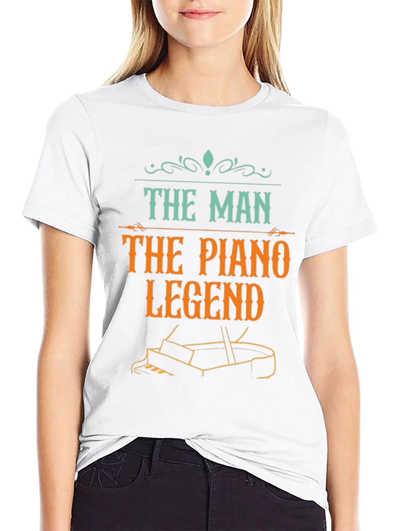 The Piano Legend T-Shirt - Musician Tee
