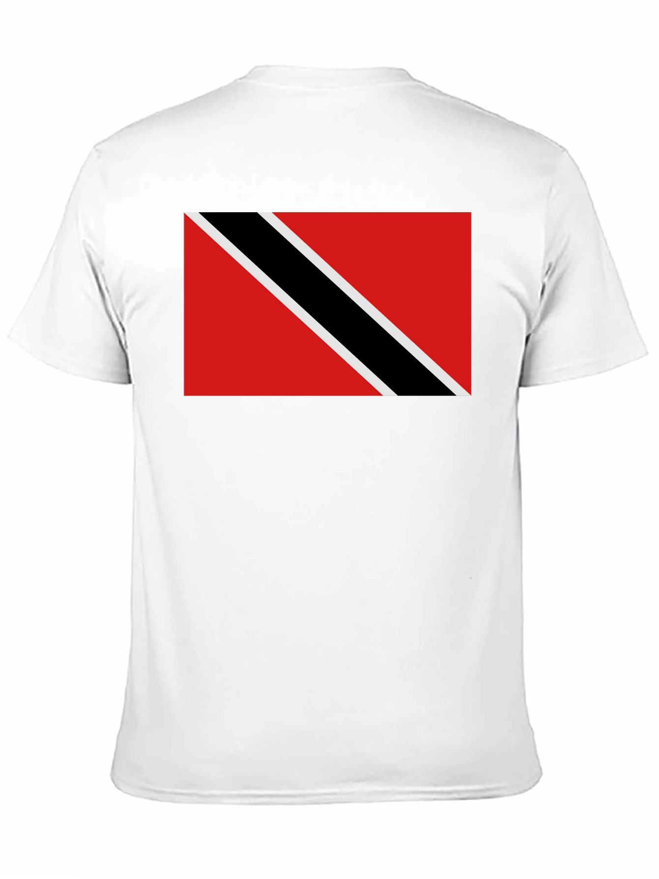 Trinidad & Tobago Flag T-Shirt - Black Crew Neck