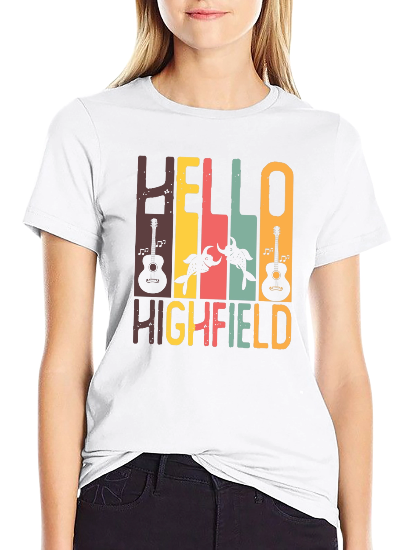 Hello Highfield Graphic T-Shirt - Music Festival Tee