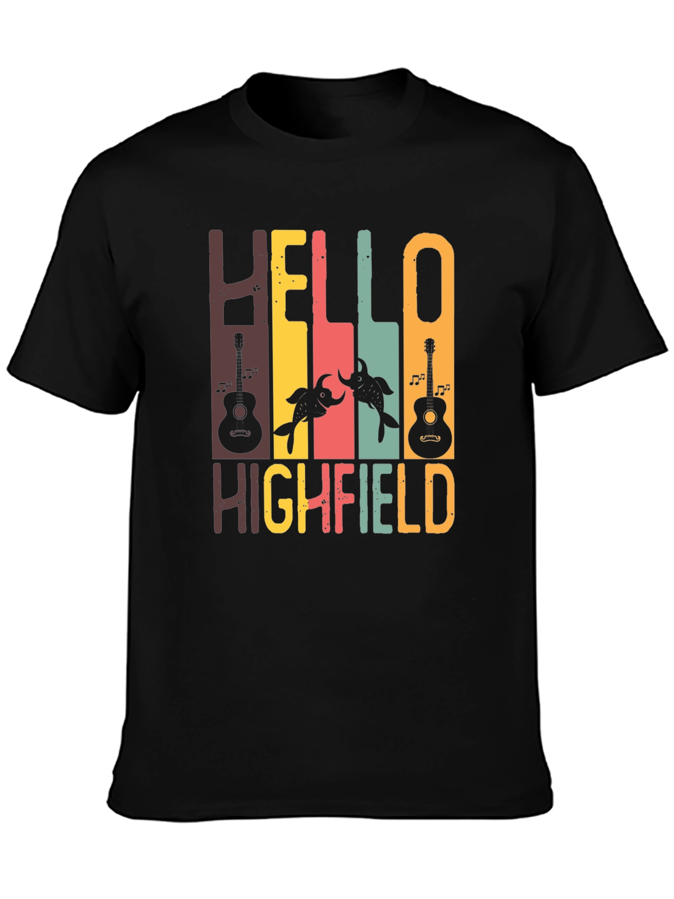 Hello Highfield Graphic T-Shirt - Music Festival Tee