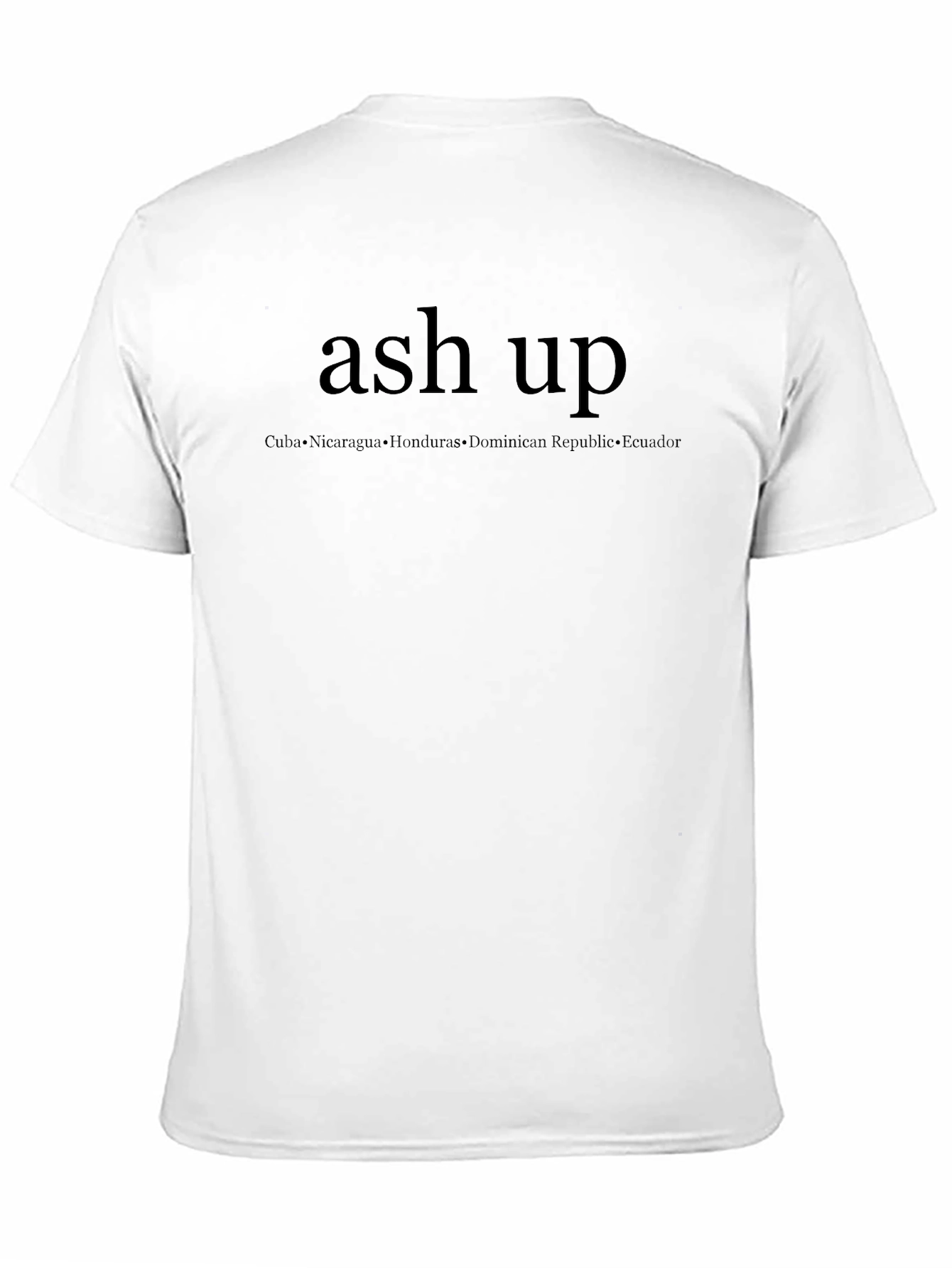 Ash Up Black Graphic T-Shirt