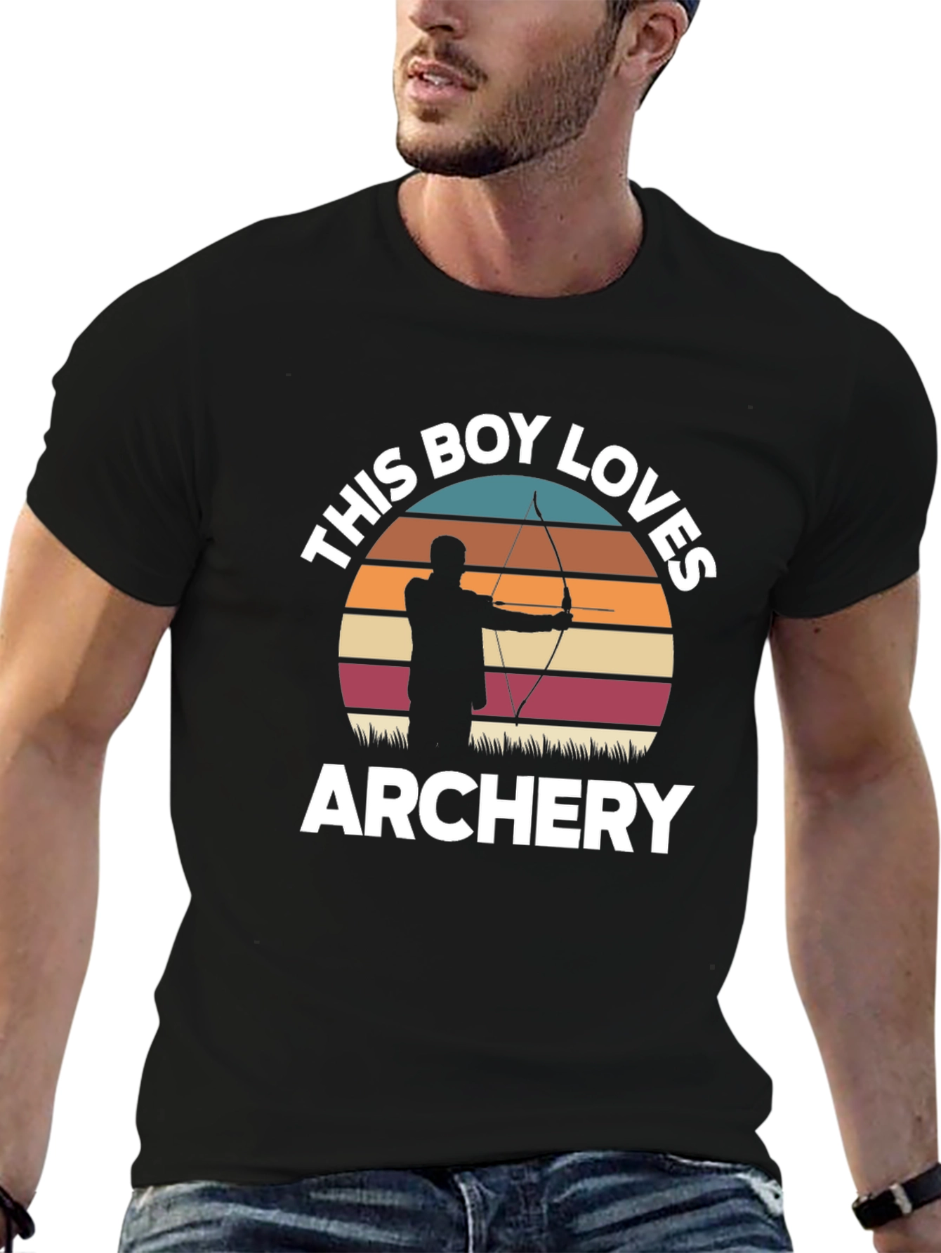 Archery Lover T-Shirt: This Boy Loves Archery Tee
