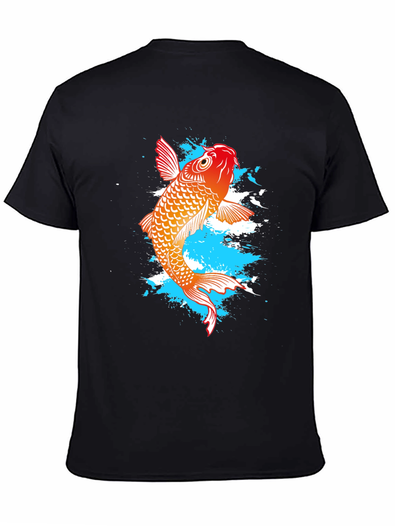 Koi Fish Graphic T-Shirt - Artistic Design