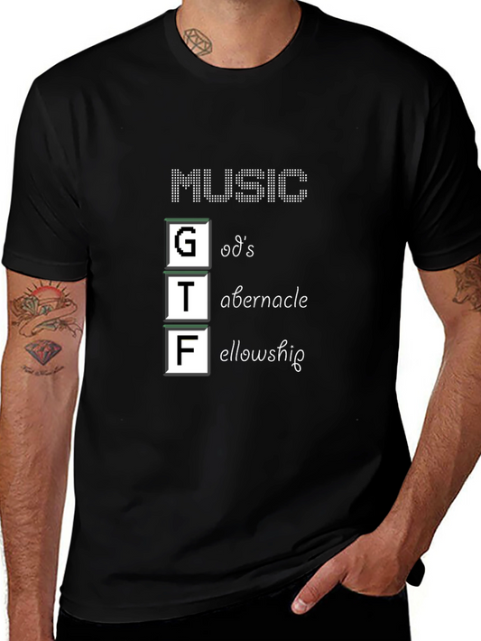 GTF Music Graphic Tee - Gods Tabernacle Fellowship