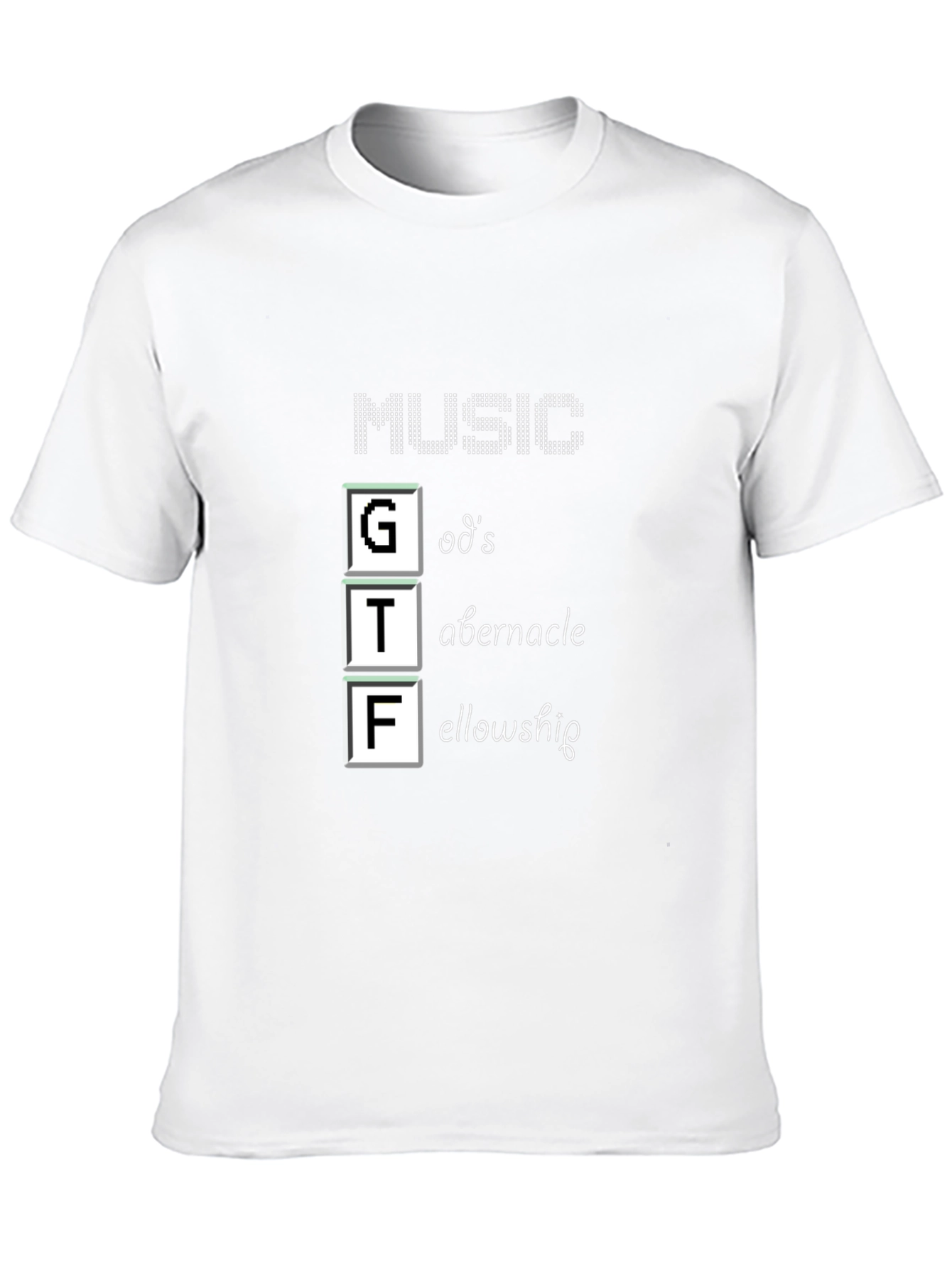 GTF Music Graphic Tee - Gods Tabernacle Fellowship