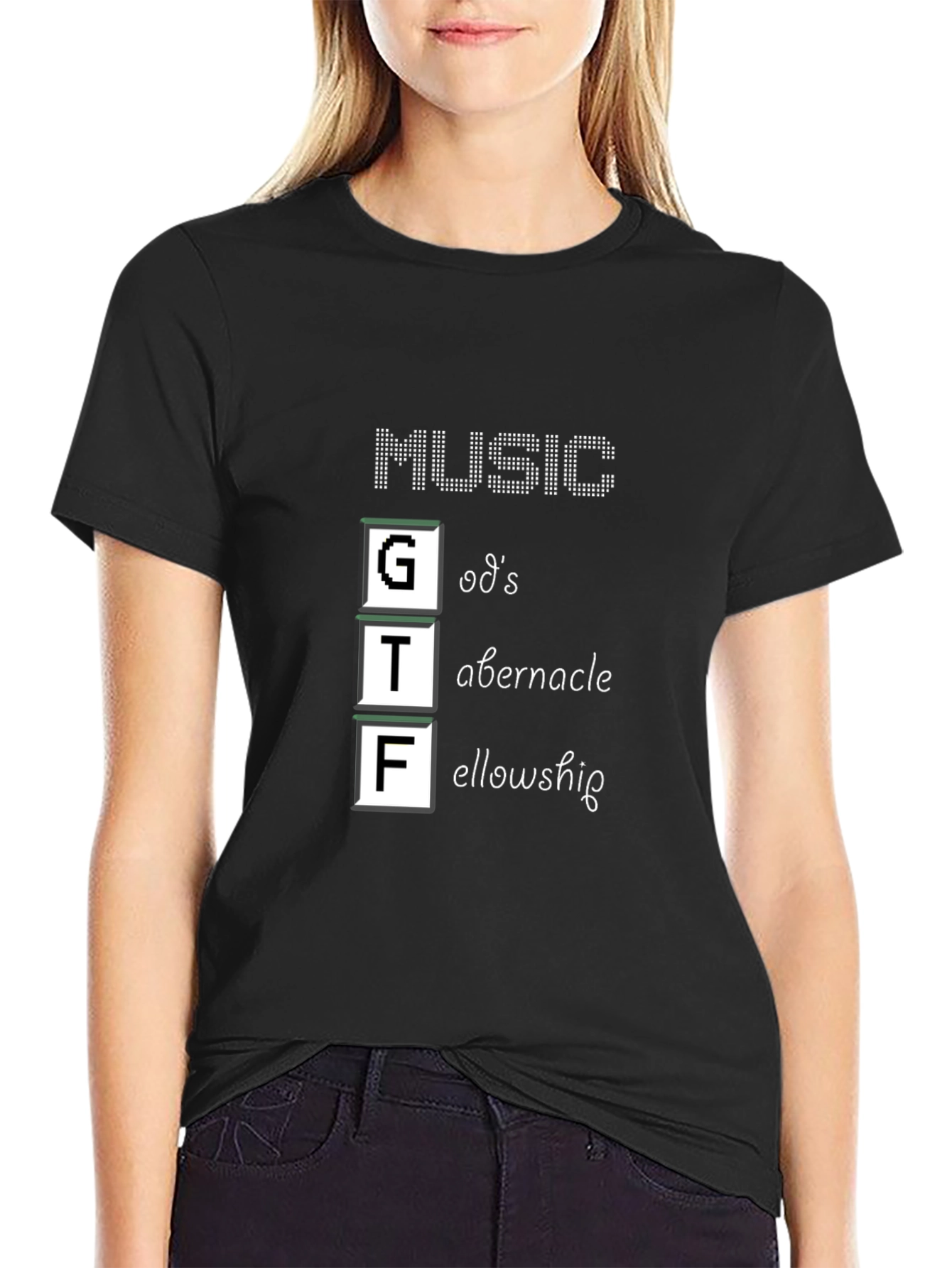 GTF Music Graphic Tee - Gods Tabernacle Fellowship