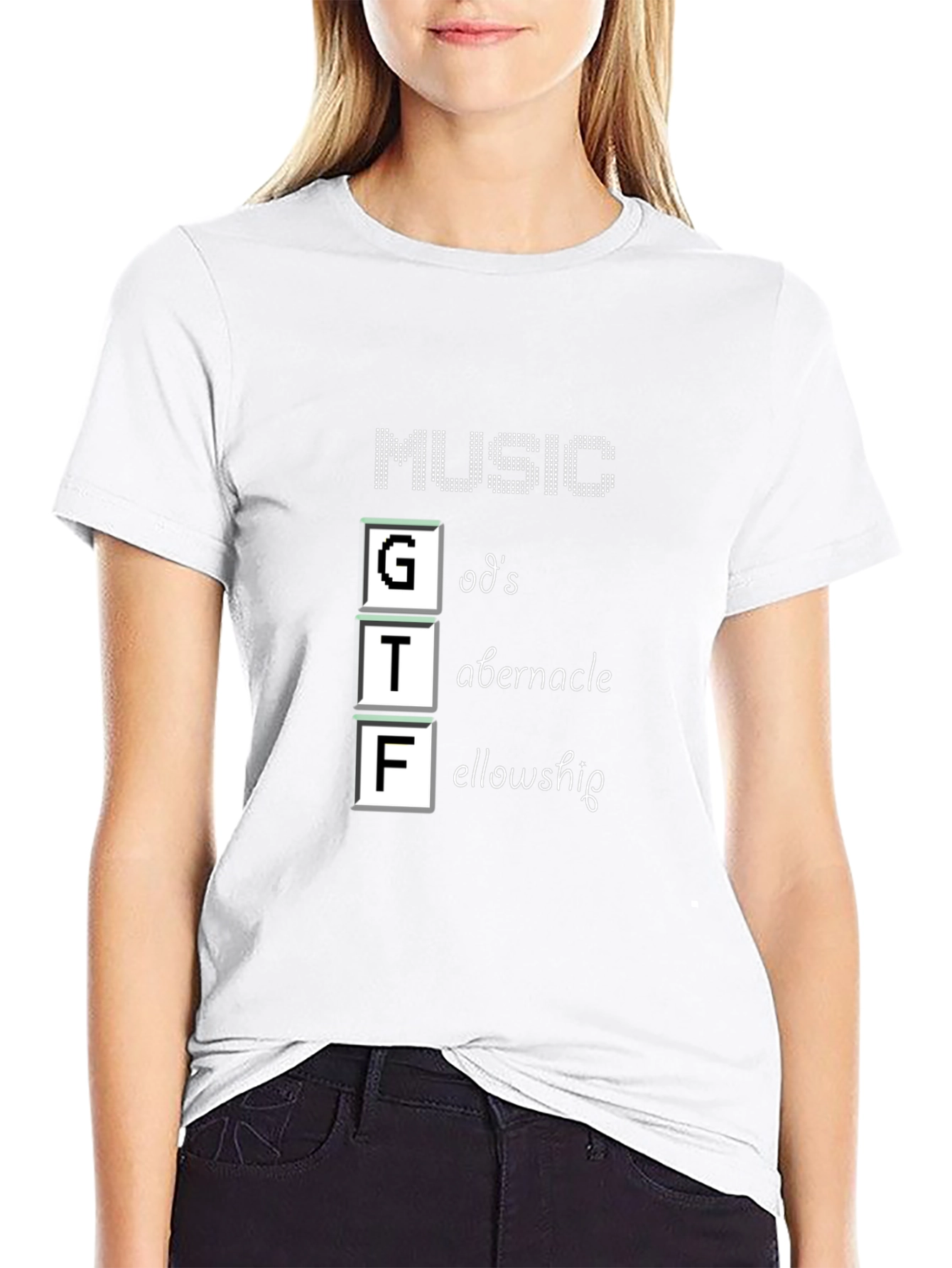 GTF Music Graphic Tee - Gods Tabernacle Fellowship