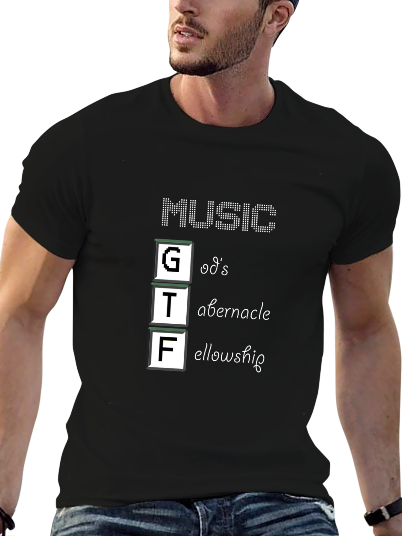 GTF Music Graphic Tee - Gods Tabernacle Fellowship