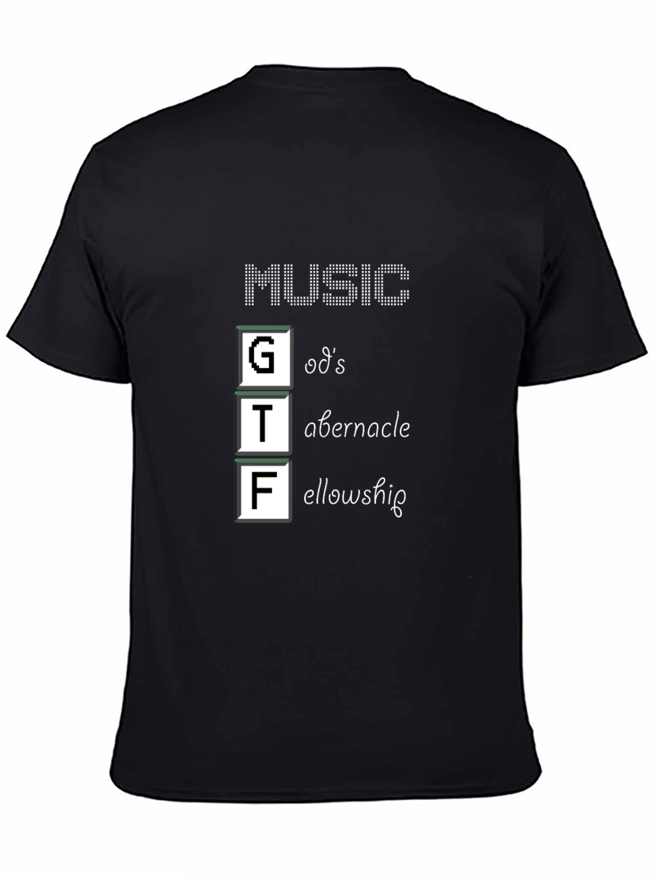 GTF Music Graphic Tee - Gods Tabernacle Fellowship