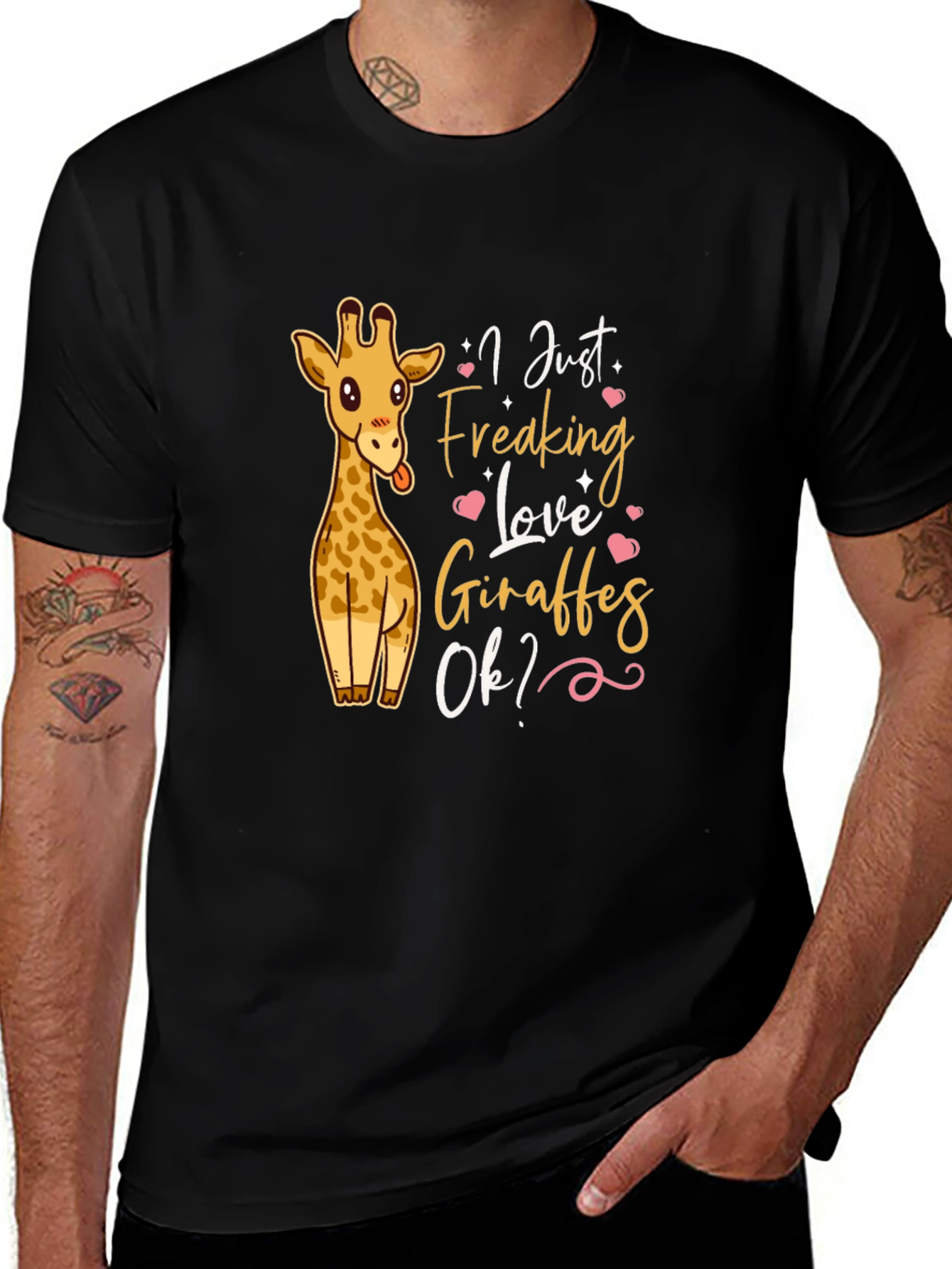 I Just Freaking Love Giraffes T-Shirt