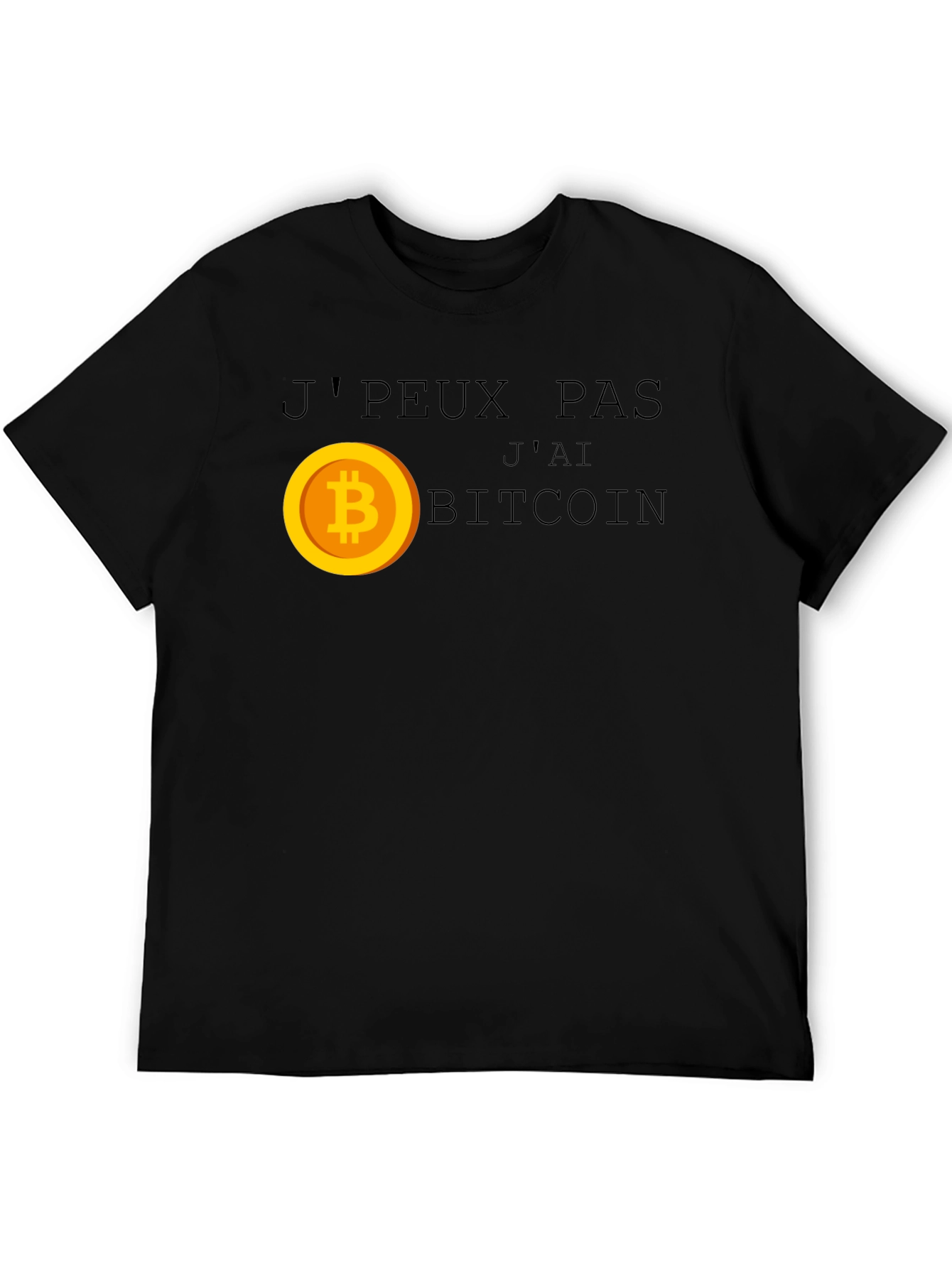 JPeux Pas Jai Bitcoin Graphic T-Shirt