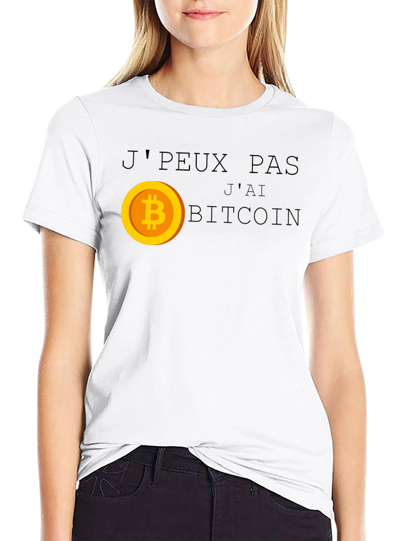 JPeux Pas Jai Bitcoin Graphic T-Shirt