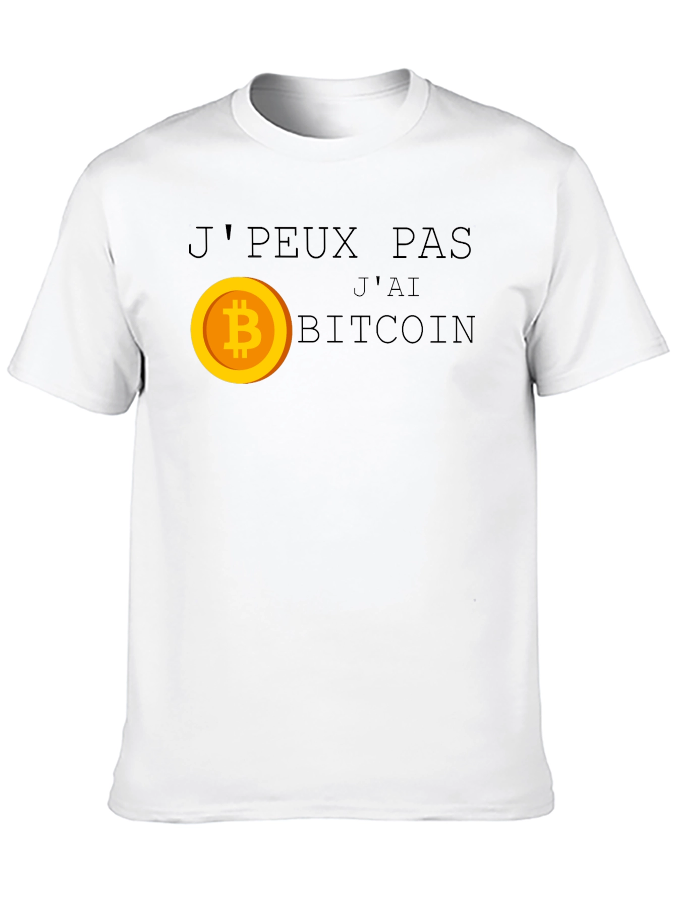 JPeux Pas Jai Bitcoin Graphic T-Shirt