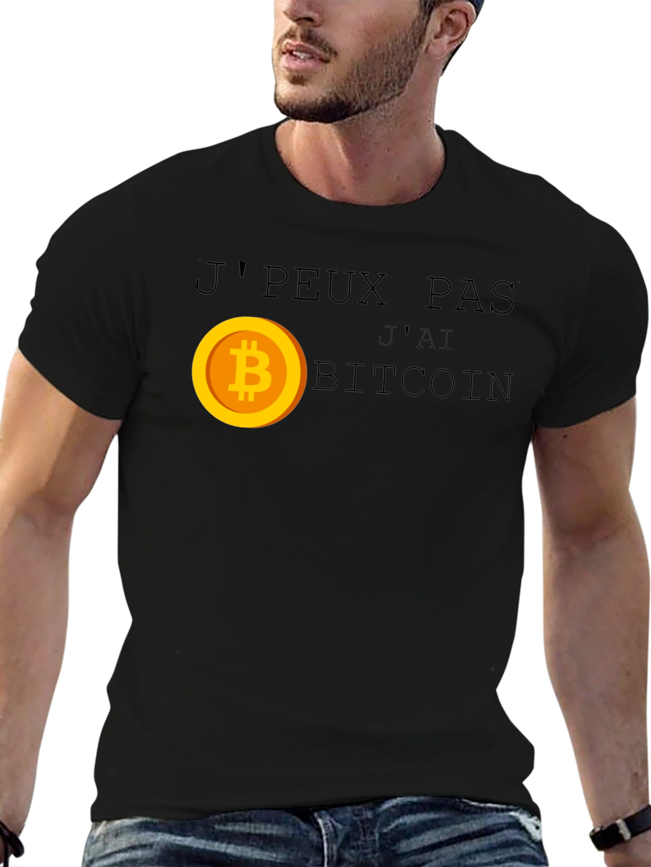 JPeux Pas Jai Bitcoin Graphic T-Shirt