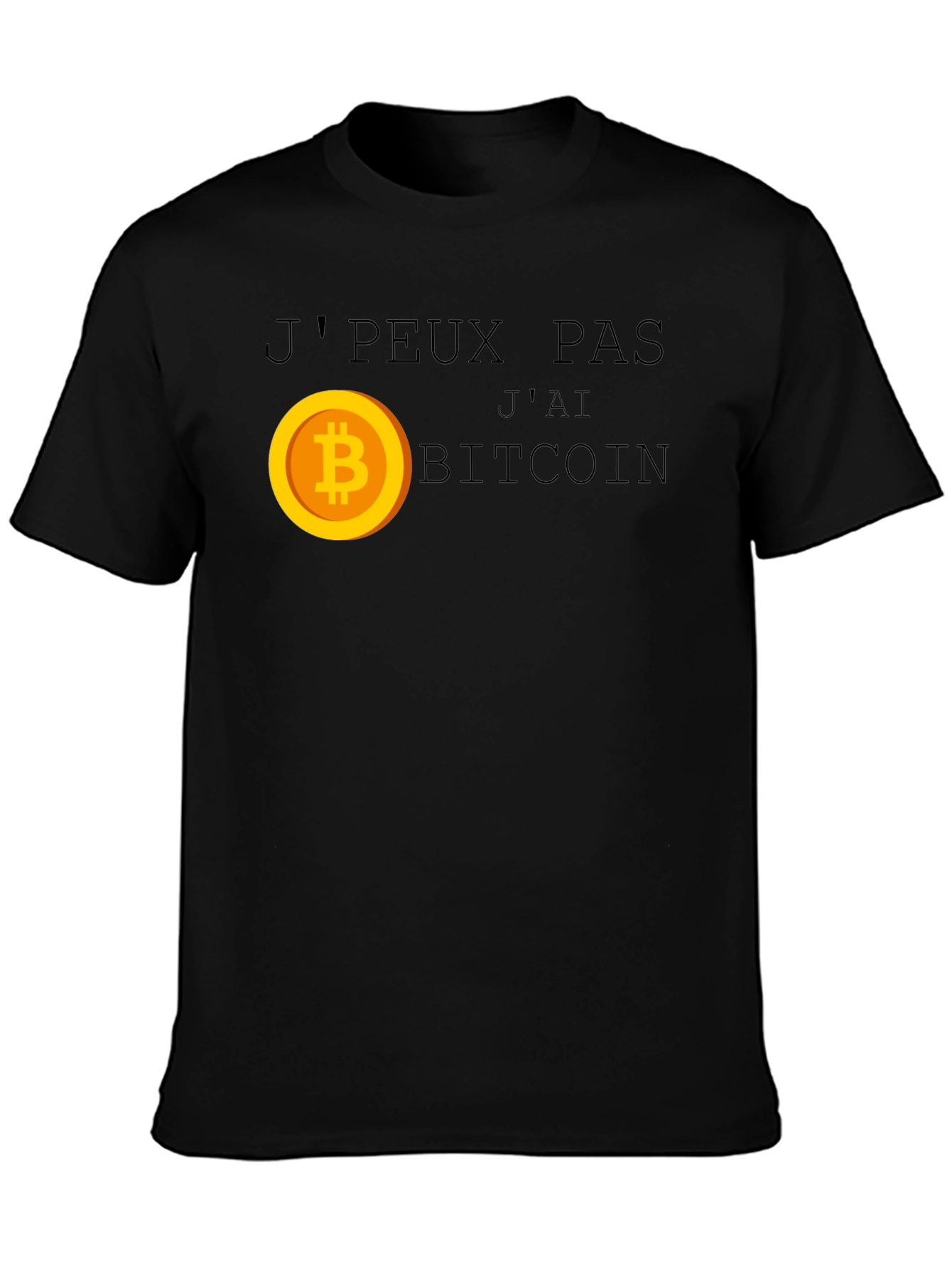 JPeux Pas Jai Bitcoin Graphic T-Shirt