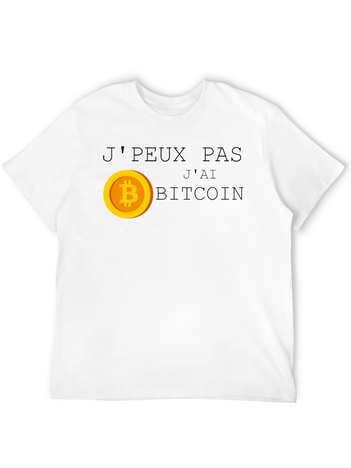 JPeux Pas Jai Bitcoin Graphic T-Shirt