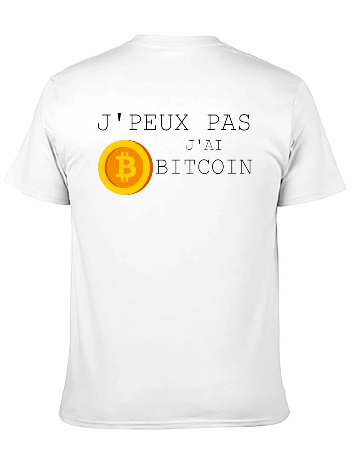 JPeux Pas Jai Bitcoin Graphic T-Shirt