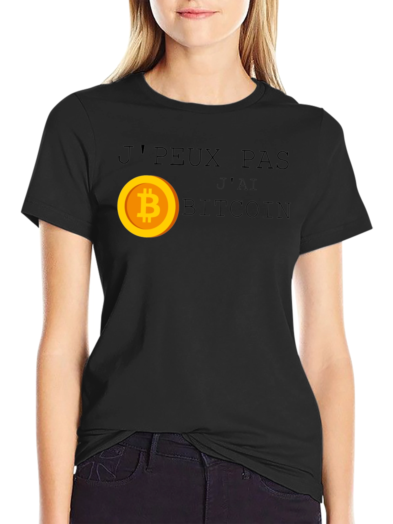 JPeux Pas Jai Bitcoin Graphic T-Shirt