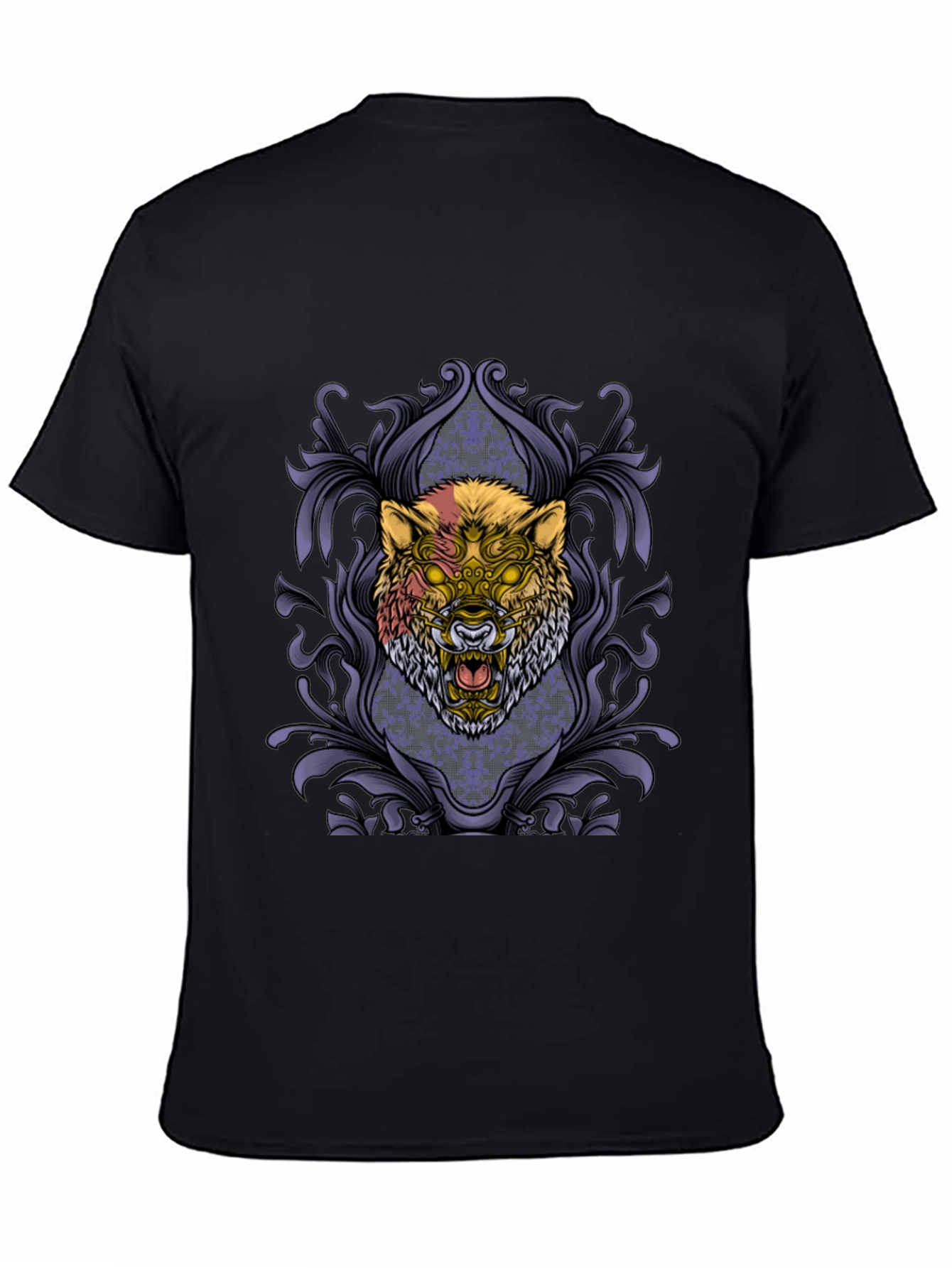 Wolf Graphic Print T-Shirt