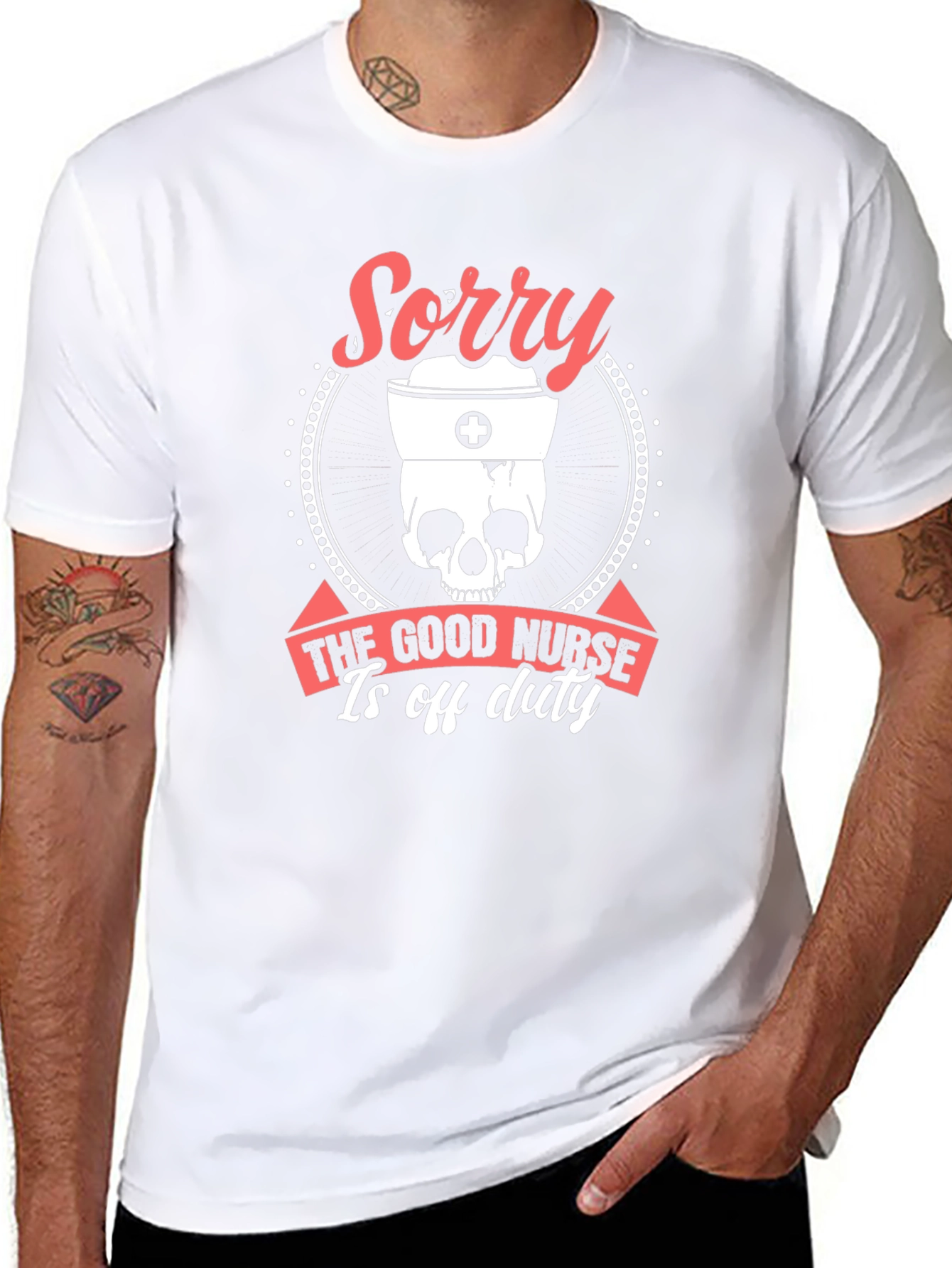 Sorry Good Nurse Off Duty Graphic Tee