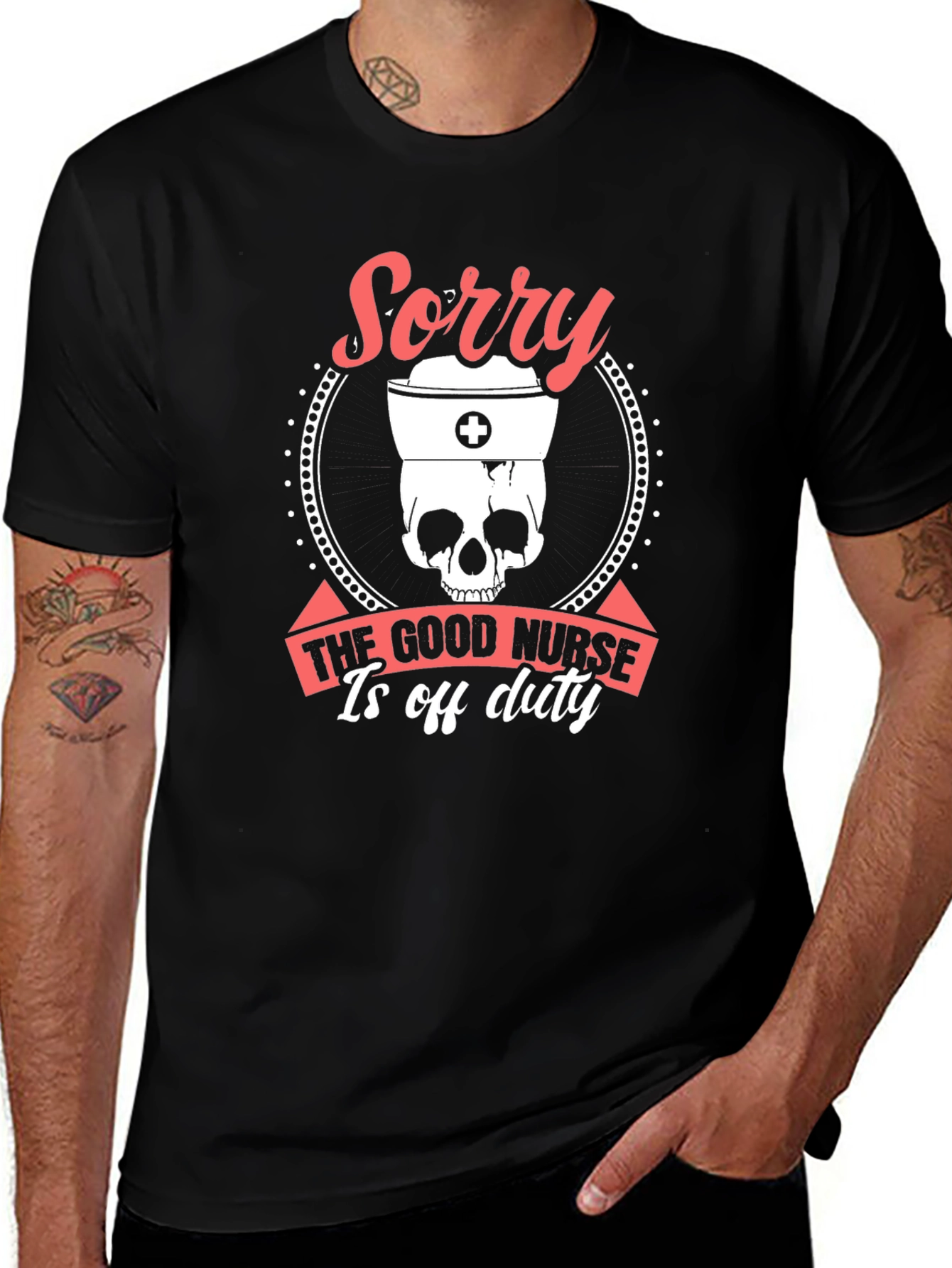 Sorry Good Nurse Off Duty Graphic Tee