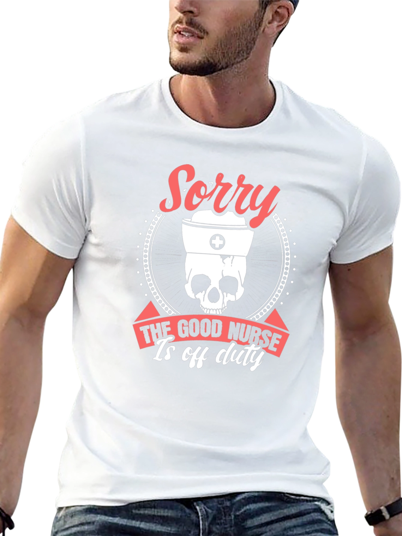 Sorry Good Nurse Off Duty Graphic Tee
