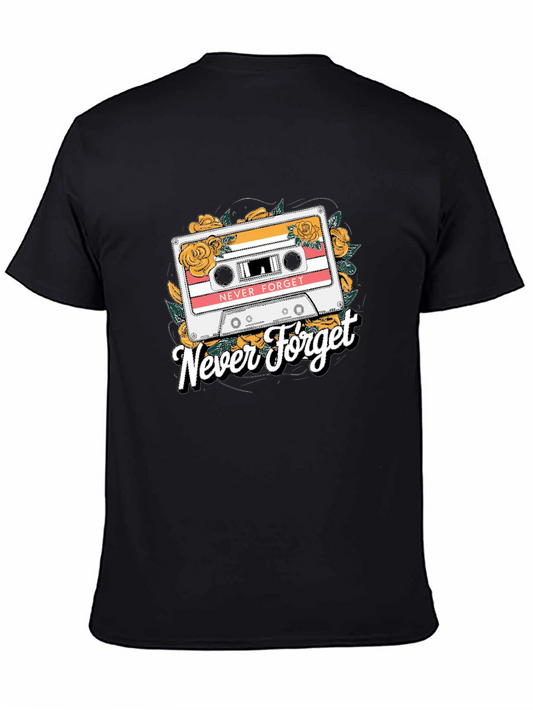 Never Forget Cassette Tape Graphic Tee