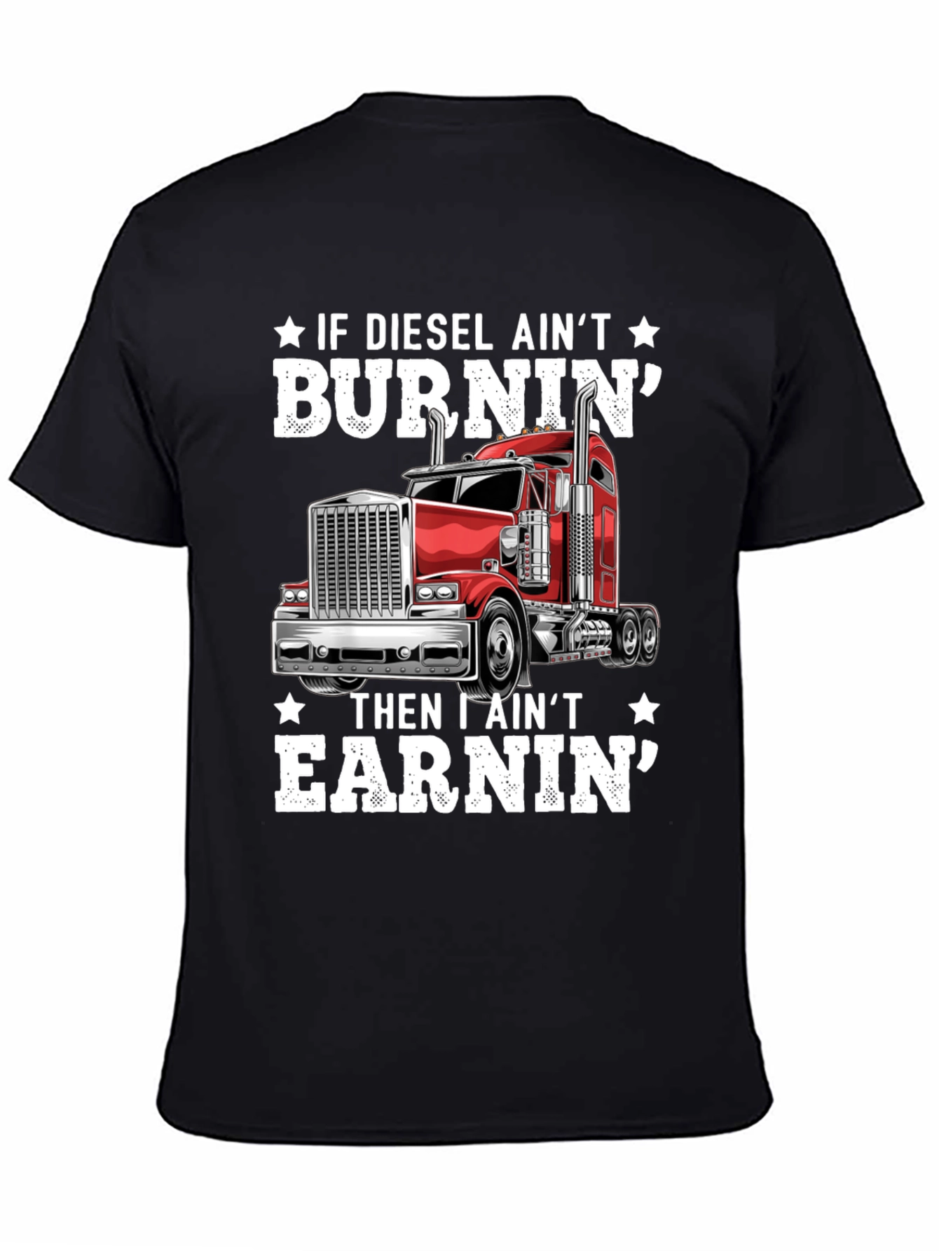 Diesel Burnin Trucker T-Shirt