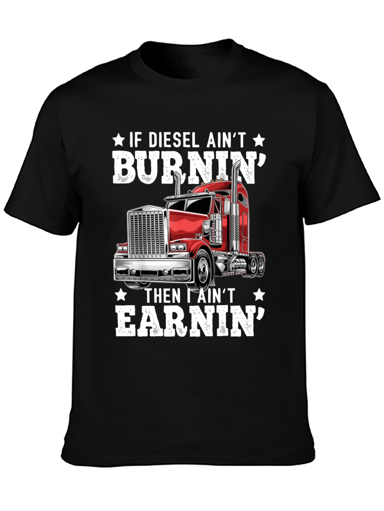 Diesel Burnin Trucker T-Shirt