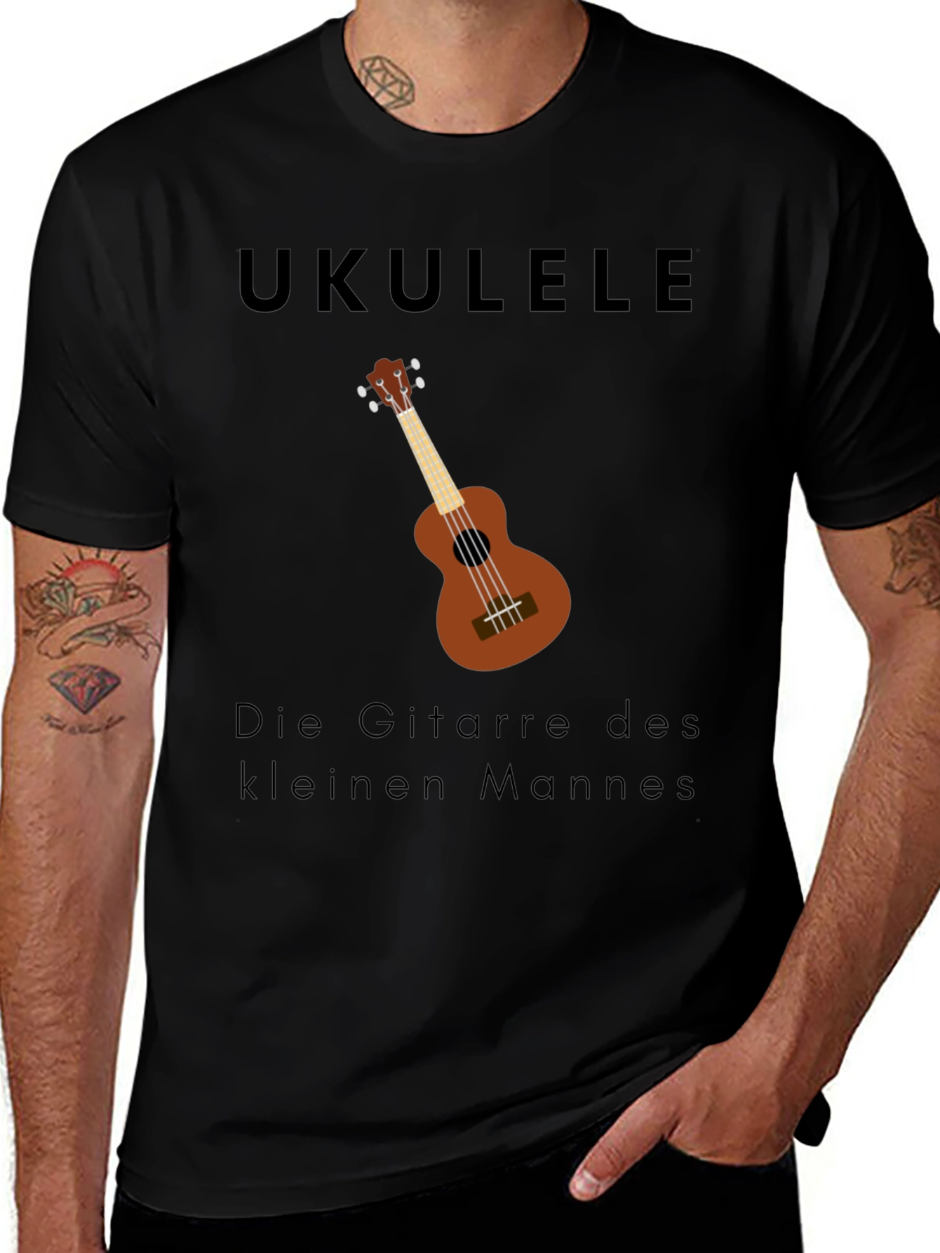 Ukulele Guitar Funny Musician T-Shirt