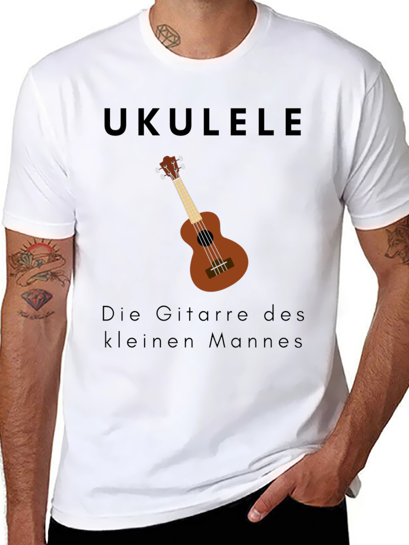 Ukulele Guitar Funny Musician T-Shirt