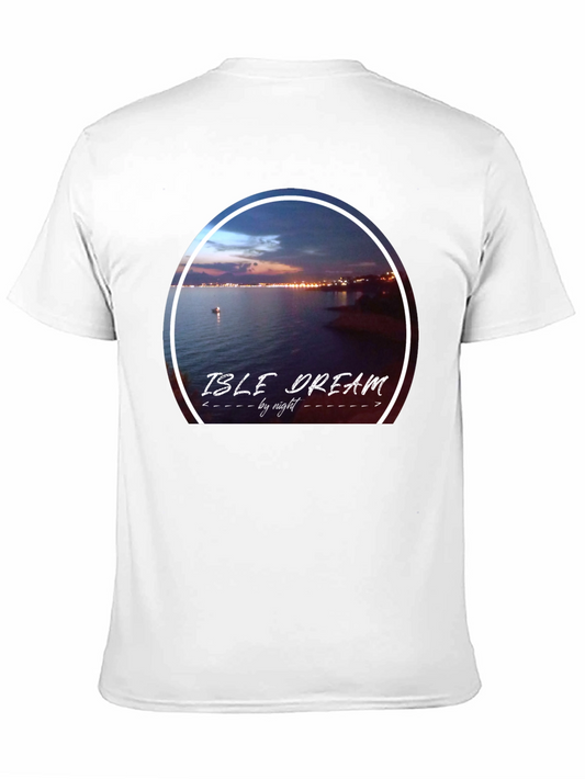 Isle Dream by Night Black T-Shirt