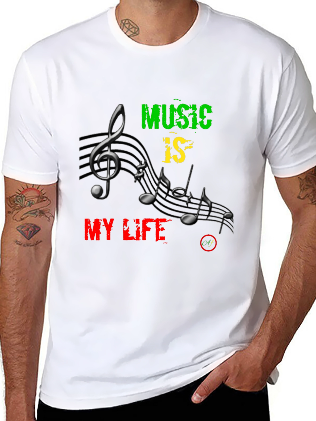 Music Is My Life Graphic T-Shirt