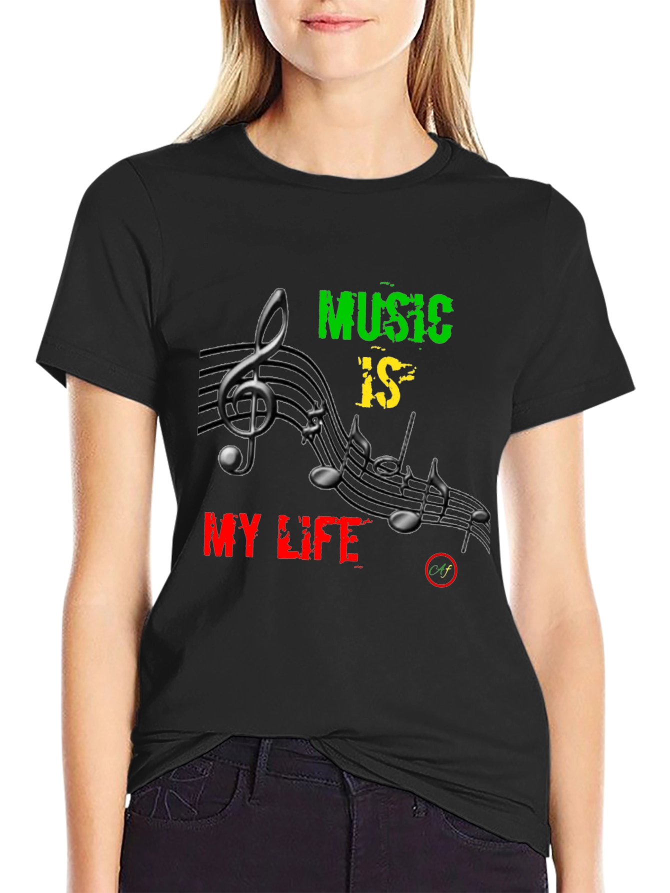 Music Is My Life Graphic T-Shirt