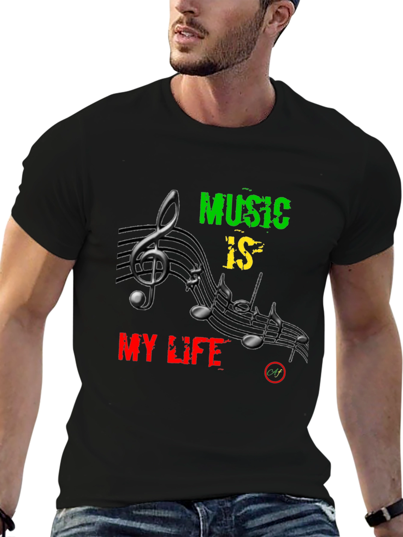 Music Is My Life Graphic T-Shirt