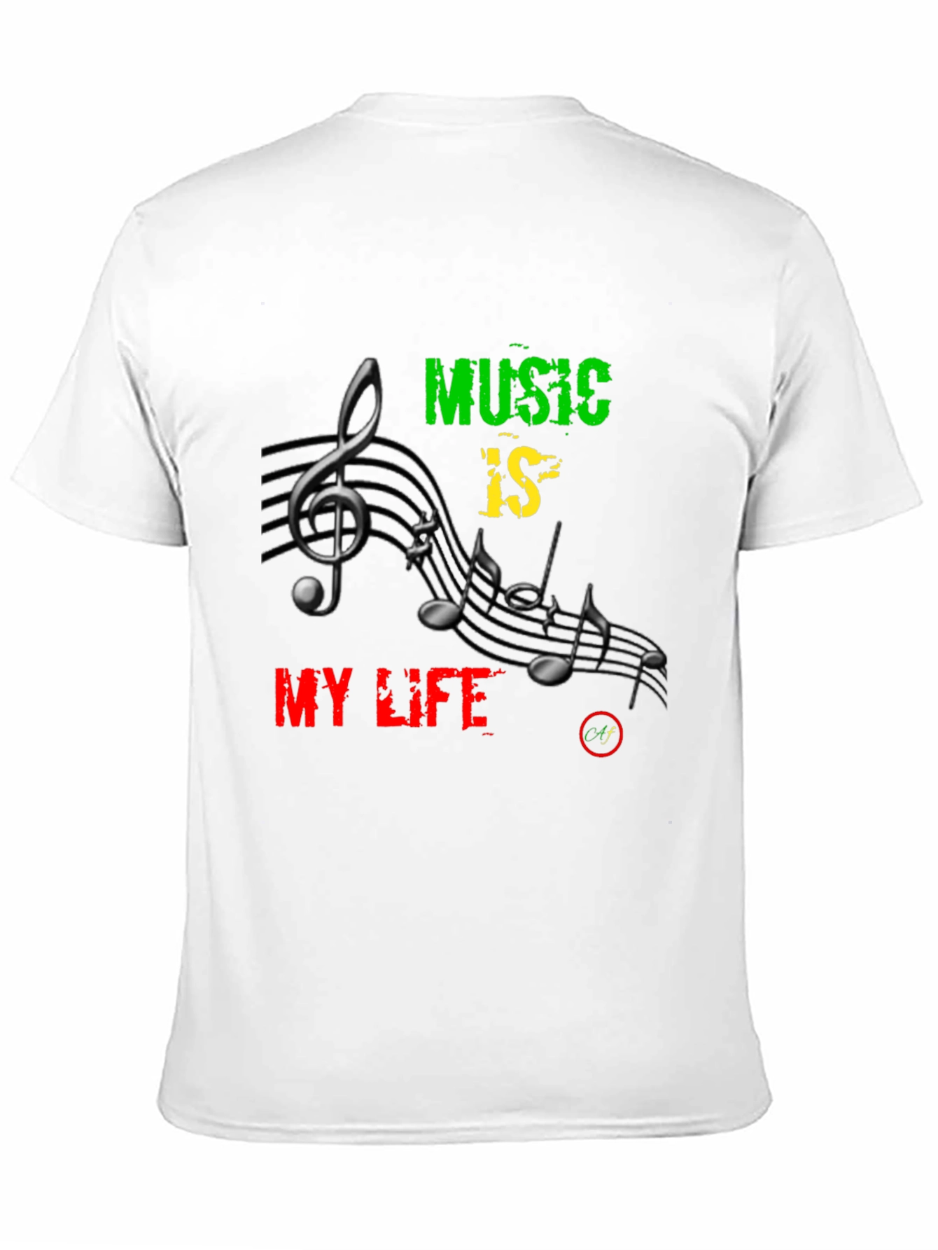 Music Is My Life Graphic T-Shirt