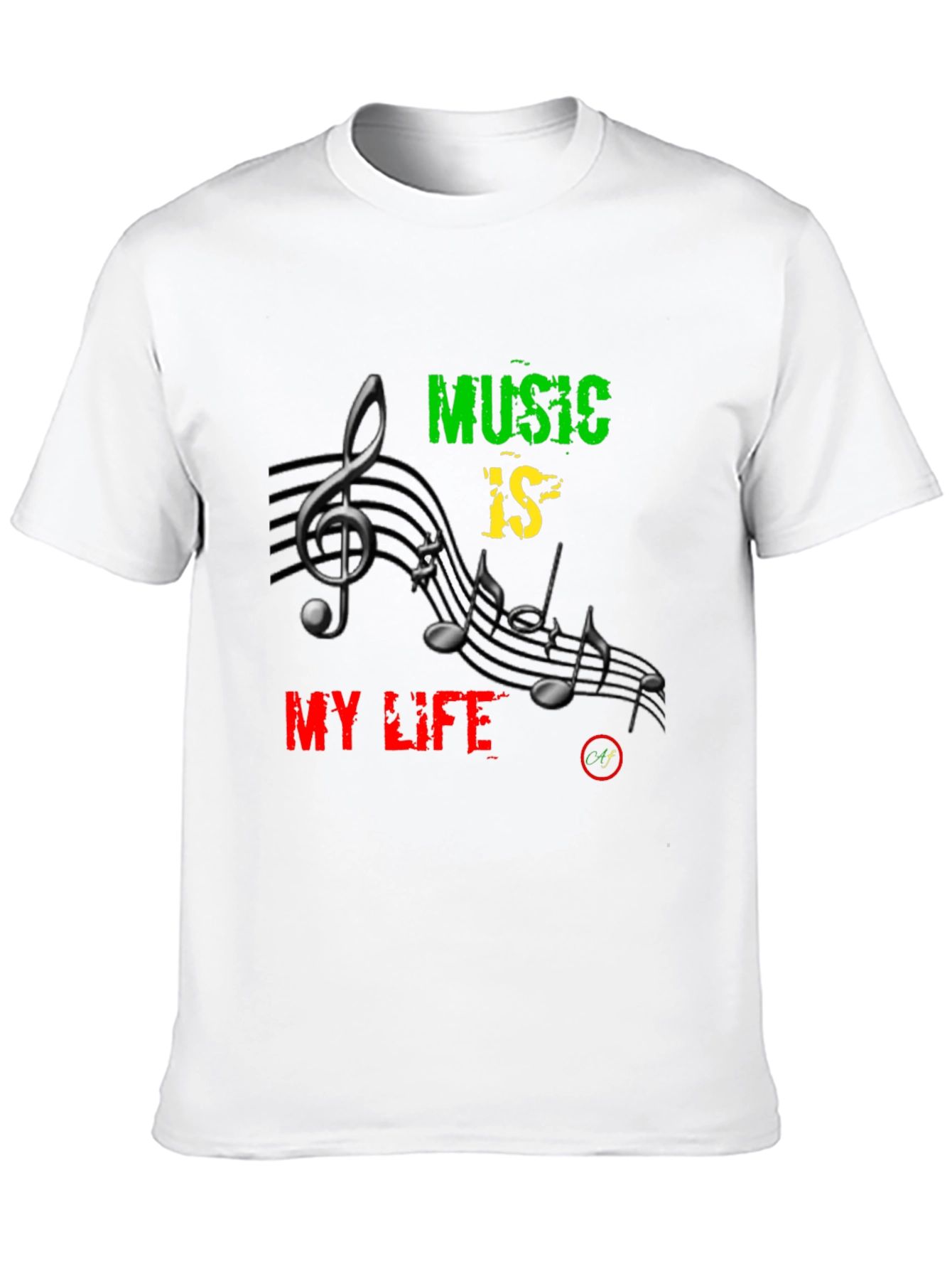 Music Is My Life Graphic T-Shirt