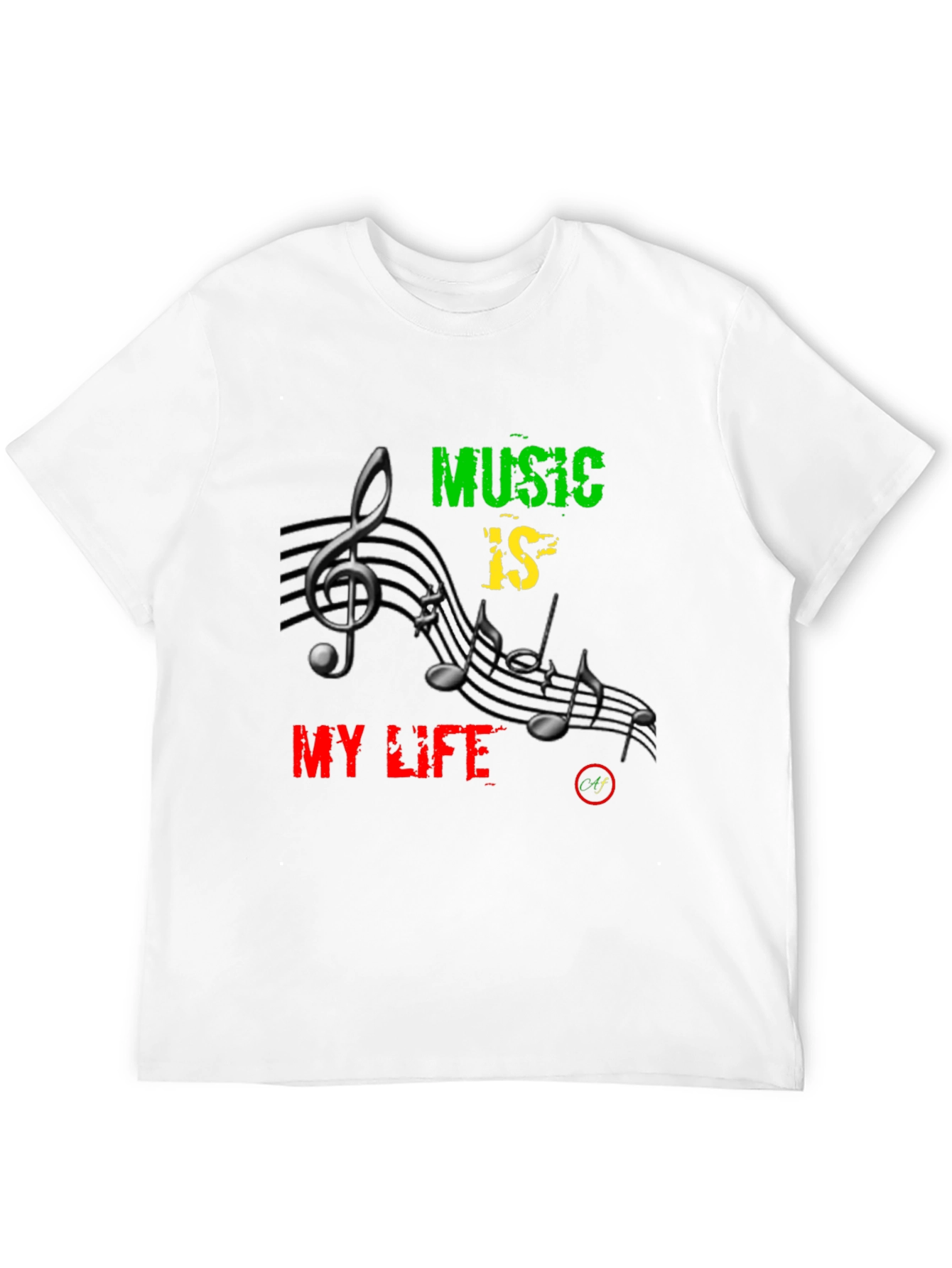 Music Is My Life Graphic T-Shirt