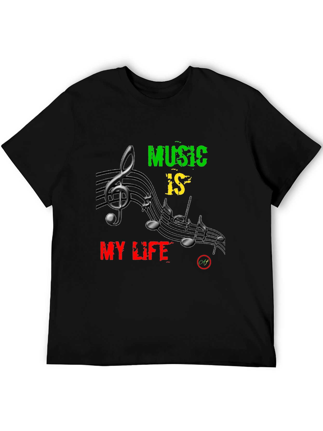 Music Is My Life Graphic T-Shirt